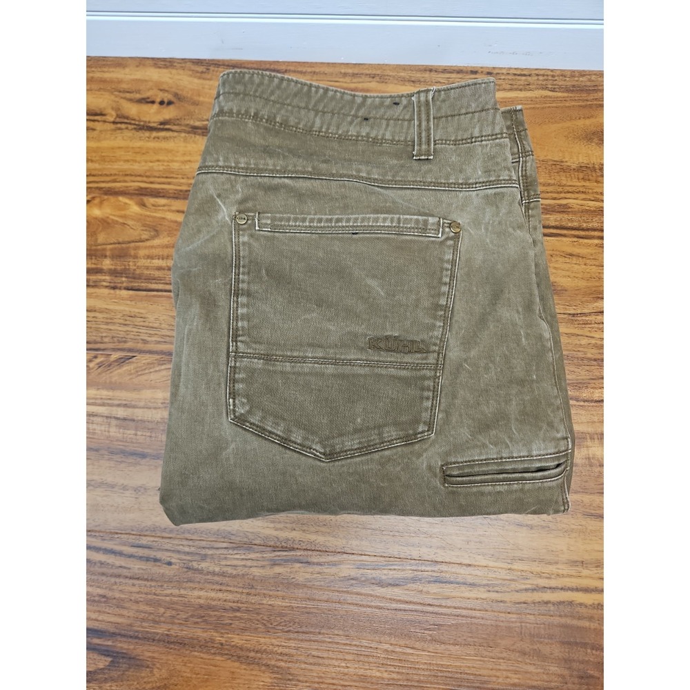 KUHL 42 x 32 Men's Rydr Hiking Pants Vintage Patina Dye Brown Born In Mountains